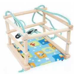 hustawka drewno + poduszka...